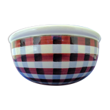 Bowl in earthenware stamped