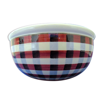 Bowl in earthenware stamped
