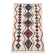 Moroccan Berber rug in cream wool with multicoloured diamonds – 250 × 147 cm