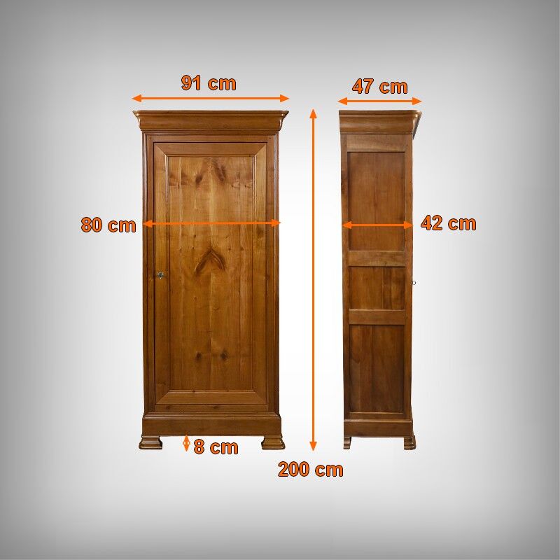 Petite bonnetière en merisier, style Louis Philippe – fin XIXe
