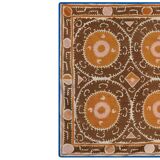 Hand-knotted rug, vintage Turkish rug 230x370 cm