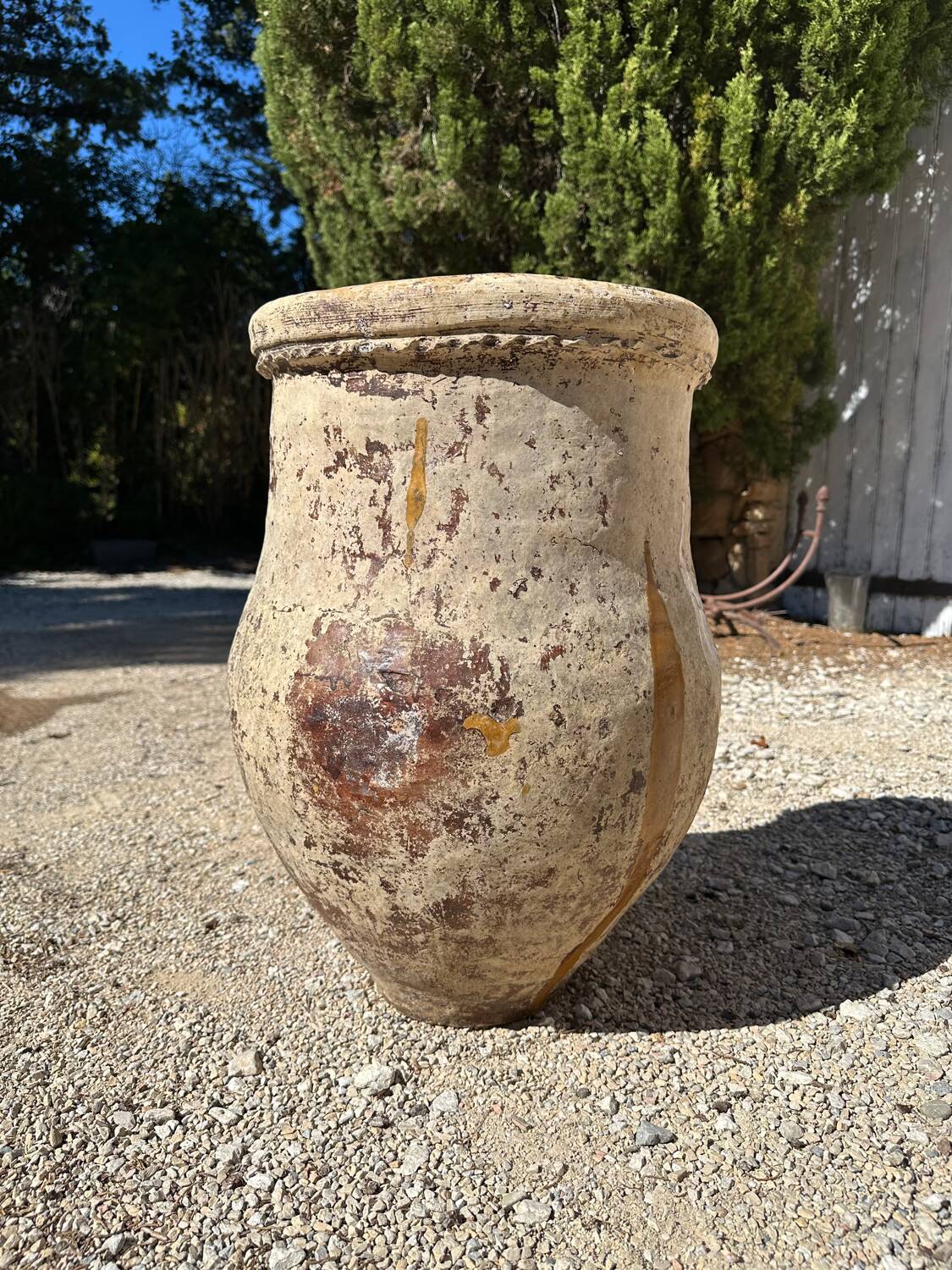 Terracotta pottery jar