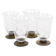 Set of four glasses, Danish design, 1970s, manufactured in Denmark