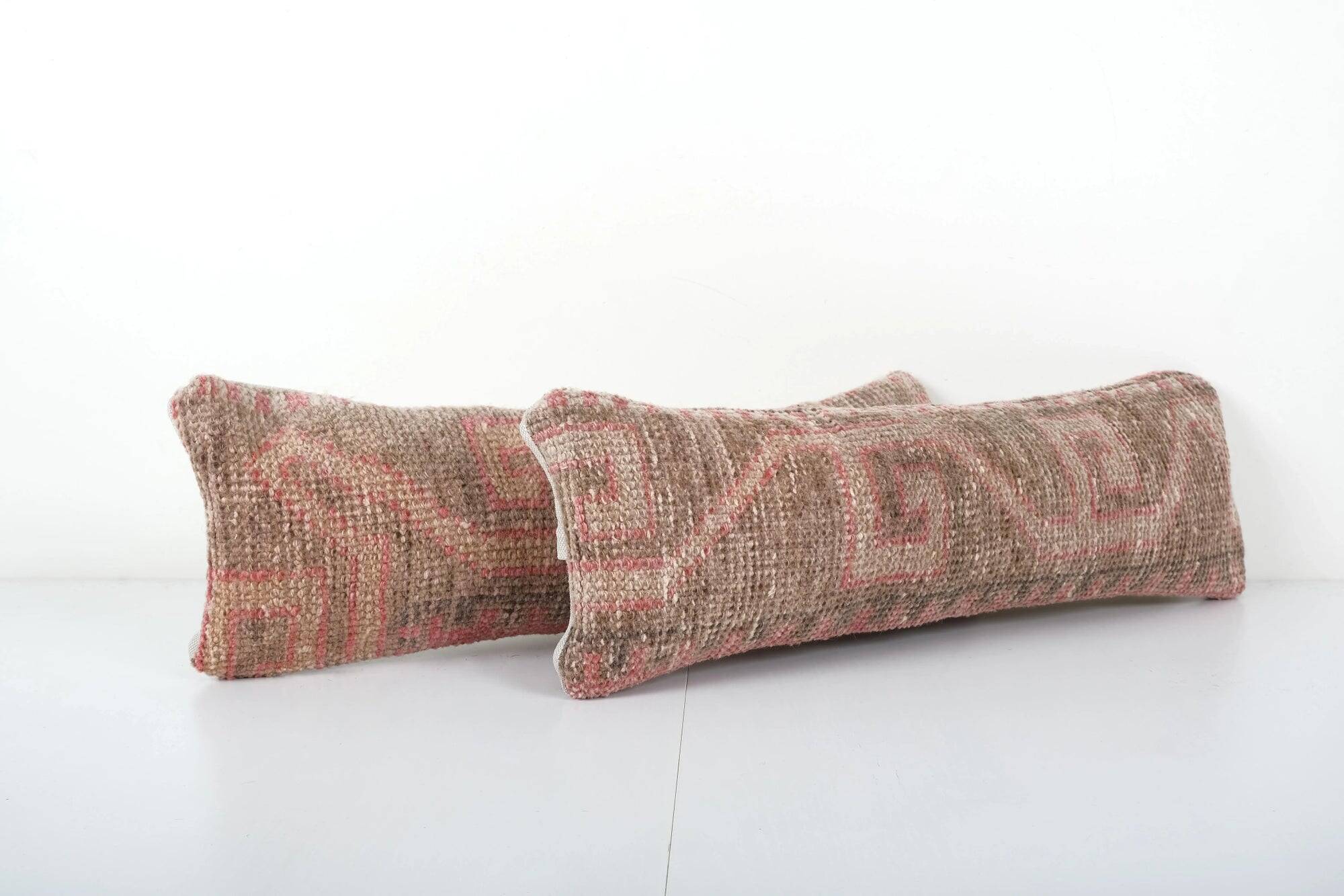 Set of 2 vintage Turkish cushion covers 20x61 cm