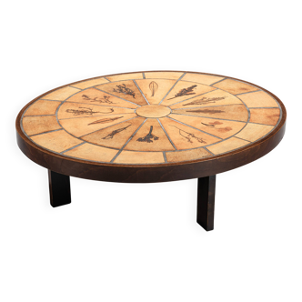 ‘Les Herbiers’ coffee table by Roger Capron