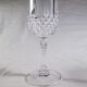6 champagne flutes in Arques crystal