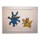 Illustration de Keith Haring - Série 'Animals' - 2/12