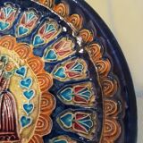 Earthenware plate jean-claude taburet quimper
