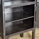 Vintage Iron And Glass Display Cabinet, 1970s