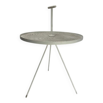 Mid-Century Iron Gueridon Table in the style of Mathieu Matégot, France, 1950s