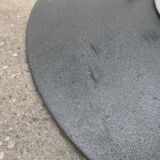 Vintage postmodern floor lamp in Italian glass by Lucente.