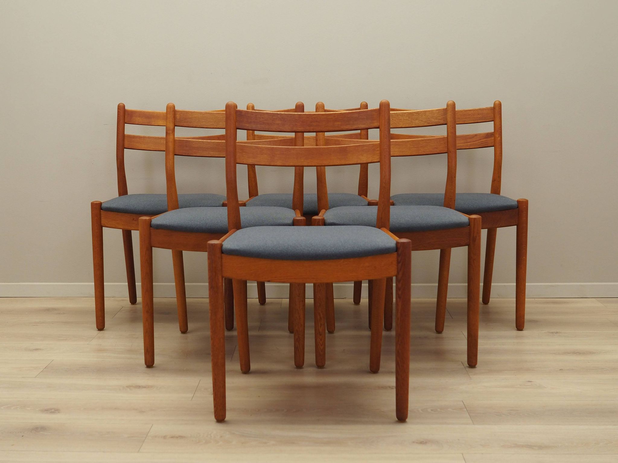 Set of six teak chairs, Danish design, 1970s, designer: Poul M. Volther