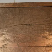 Antique wall shelf in solid oak and bronze - Rococo style XIX