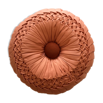 Vintage pink cushion