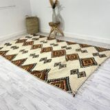 Handmade wool berber rug 275 x 165 cm