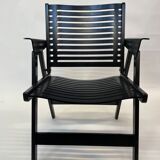 Niko Kralj Slovenian Rex Plywood Folding Chair for Stol 1950s in Black