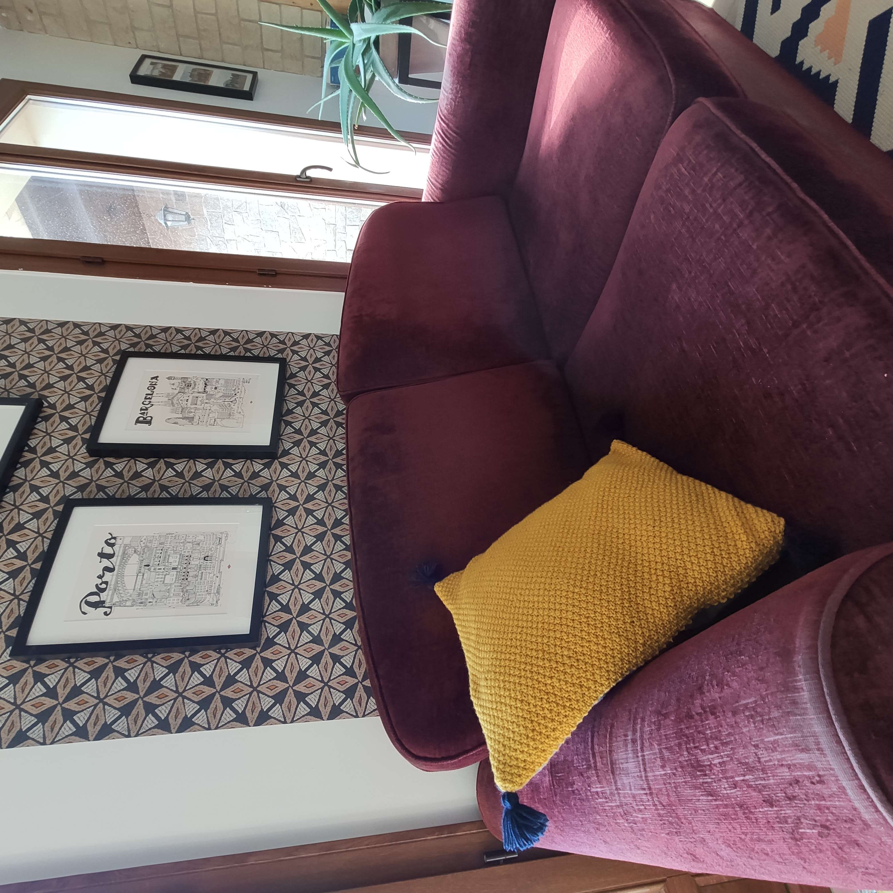 Coussin bi-matière