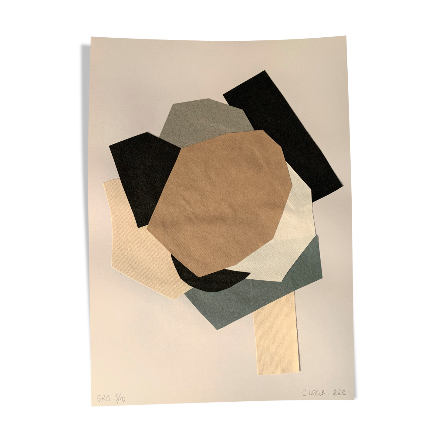 Collage (Gris series) 3/10