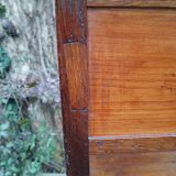 Folk art side table bedside table