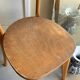 Paire de chaises en bois brut