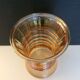 Vase pink iridescent glass