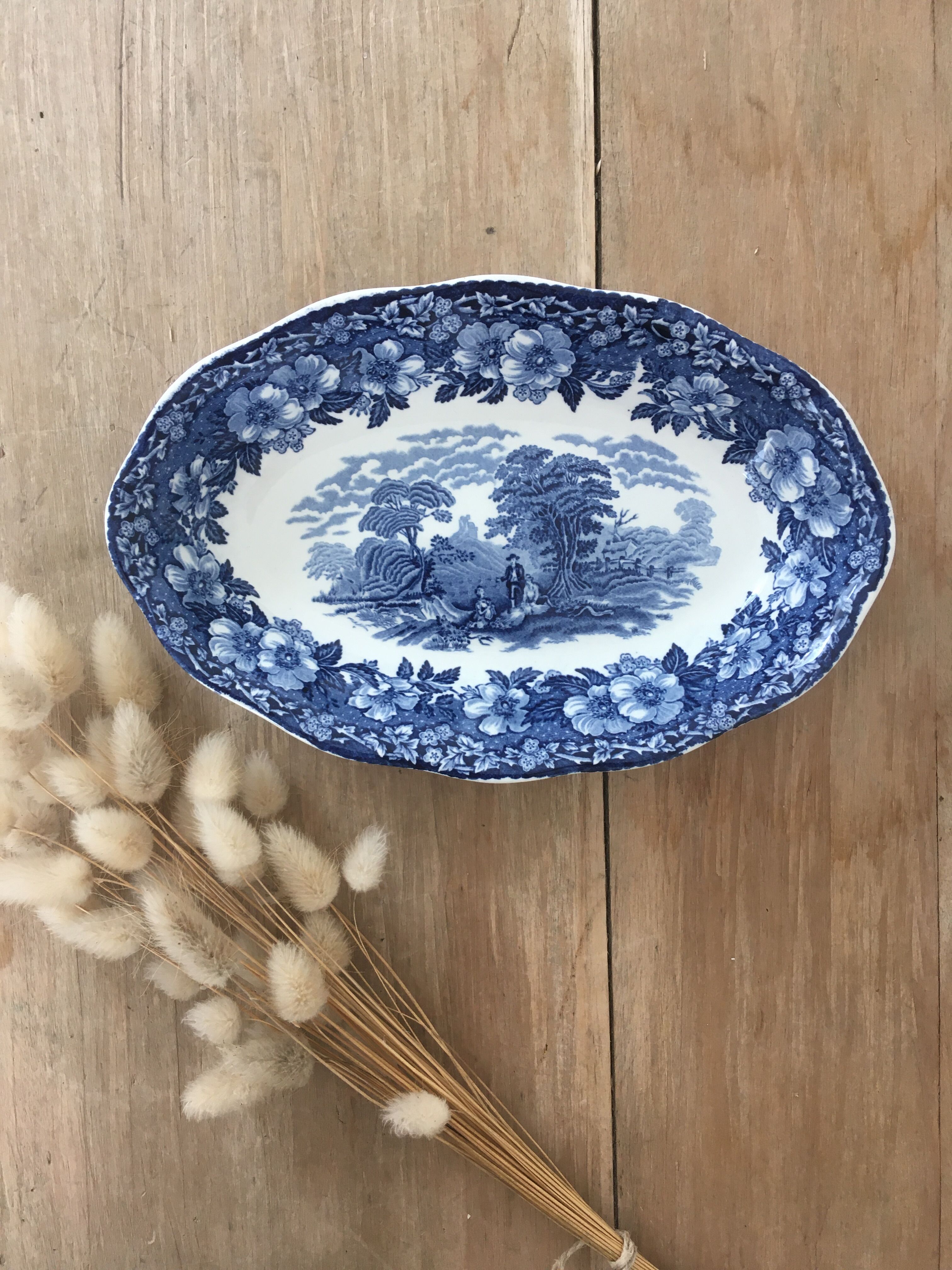 Ravier bleu anglais