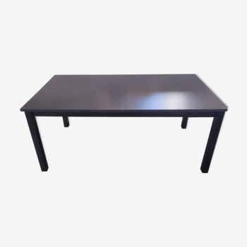 Rectangular table with extension