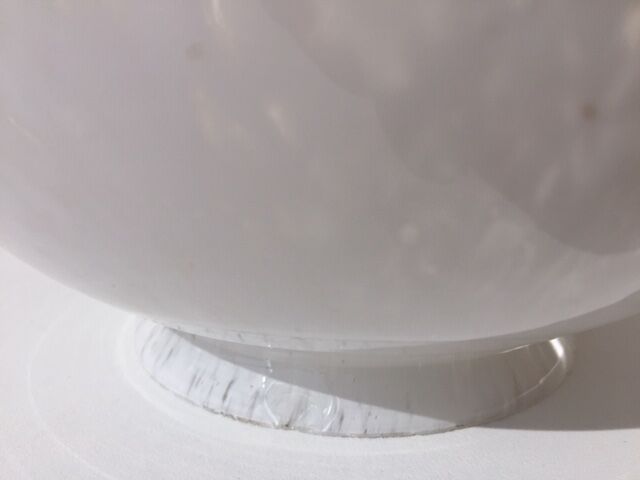 Globe globe in opalin glass speckled art deco