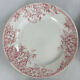 Old pink ironstone plate Eglantine Moulin des Loups