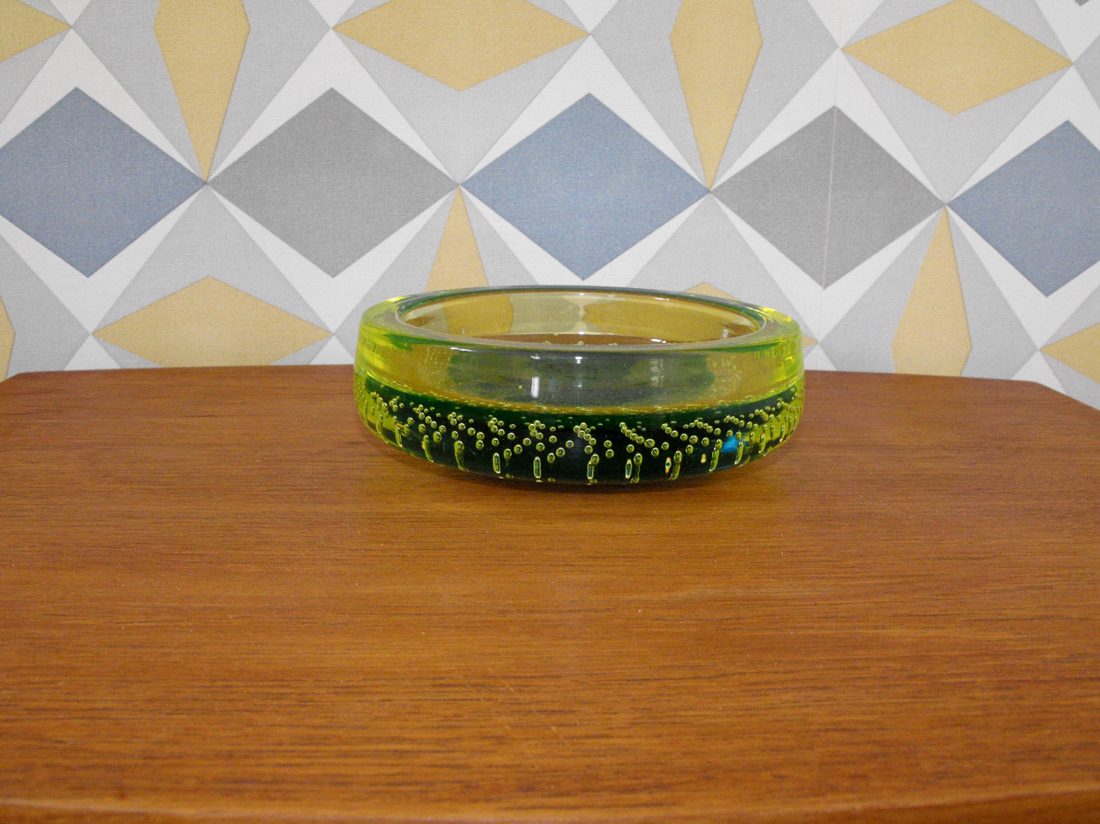 Trinket bowl Murano Flavio Poli Sommerso 70