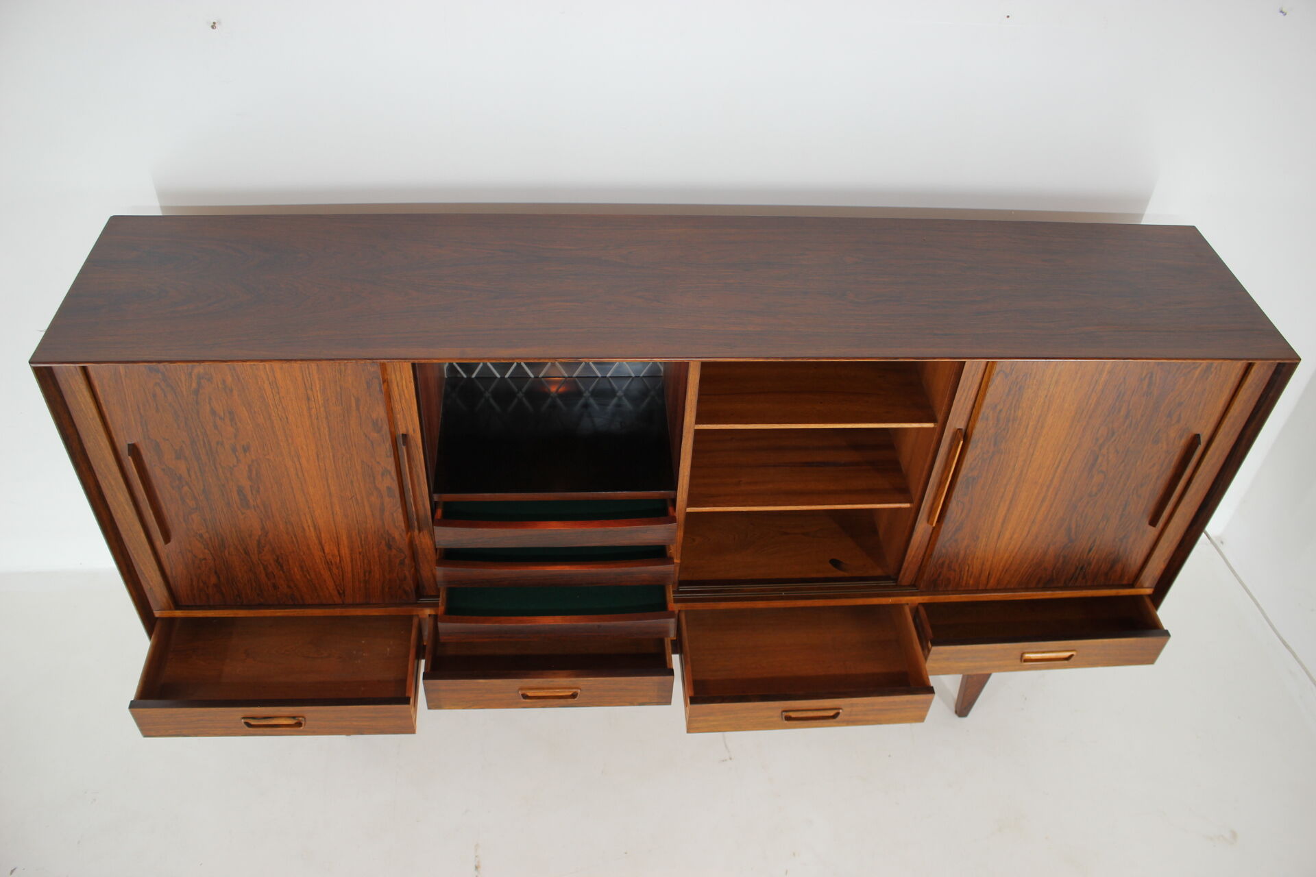 1960s palisander highboard, denmark