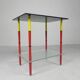 Arlecchino table with 2 glass plates, 1950s