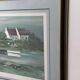 Lithograph by Georges Laporte, signed and numbered, landscape of Brittany.