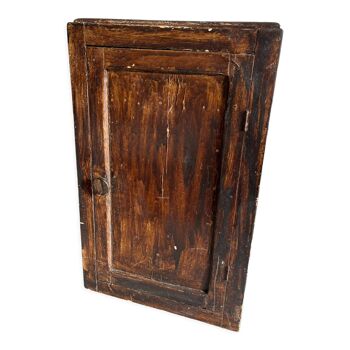 Patinated wooden toilet cabinet / pharmacy