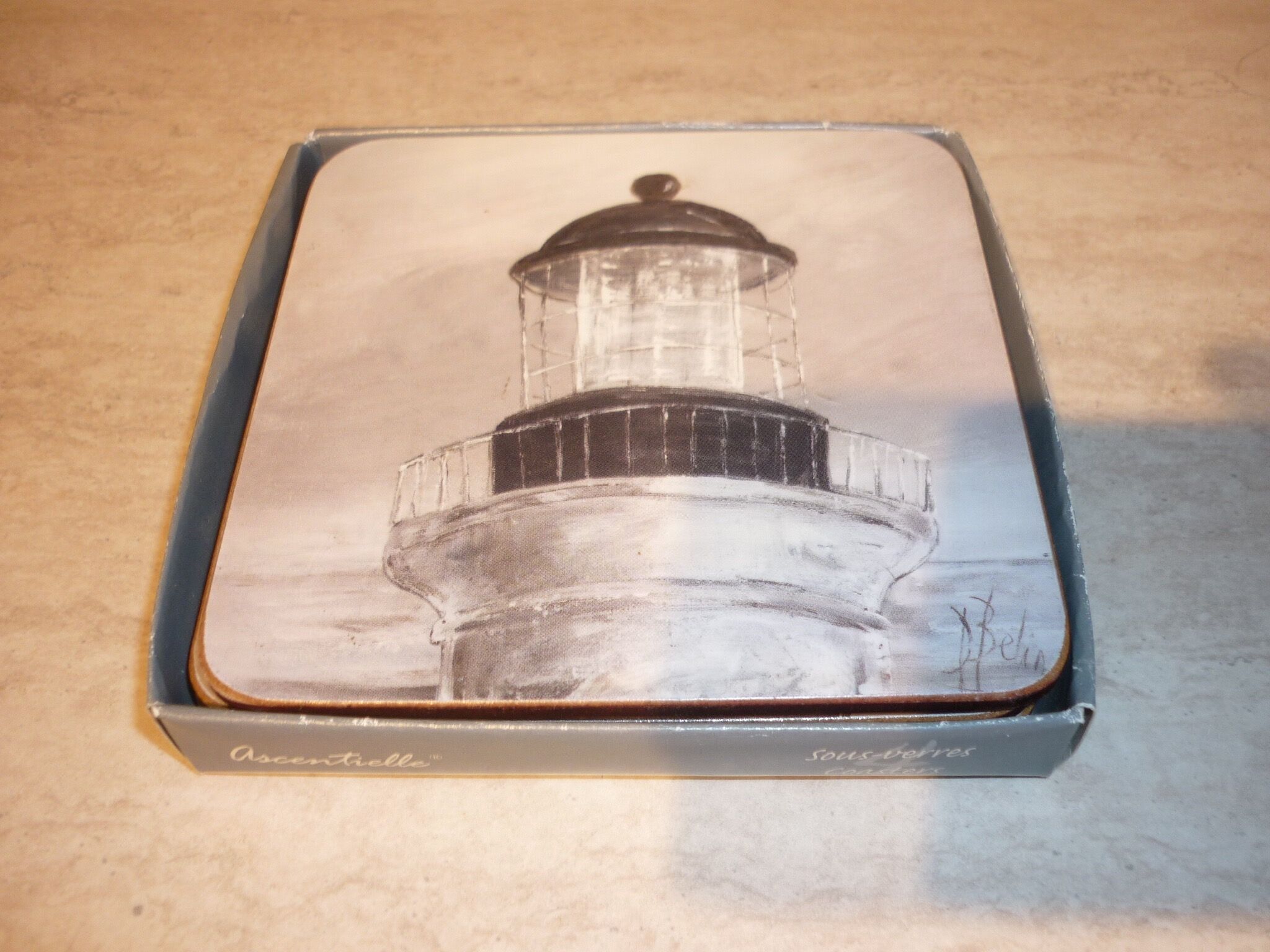 4 coasters headlights