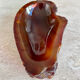Vintage brutalist onyx ashtray