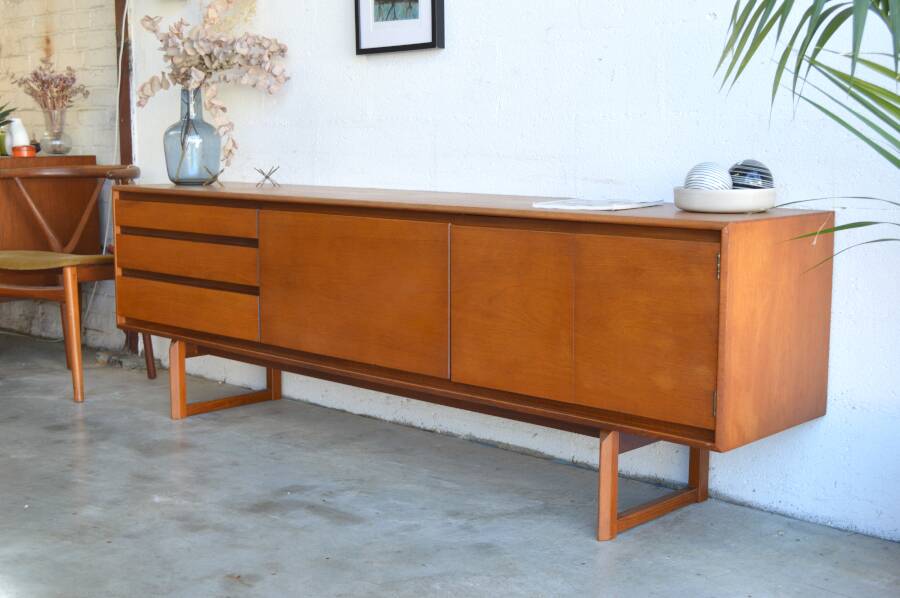 Minimalist sideboard by White & Newton 217 cm