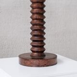 Oak table lamp
