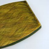 Vintage hand-painted ceramic St Clement trivet