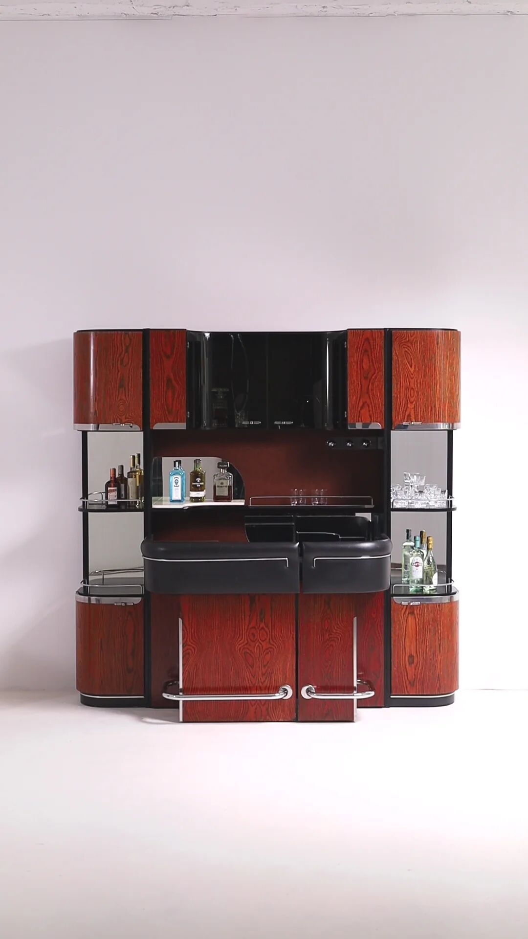 Mid-century bar cabinet - 1970s, Italy