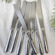 8 vintage stainless steel knives made in France