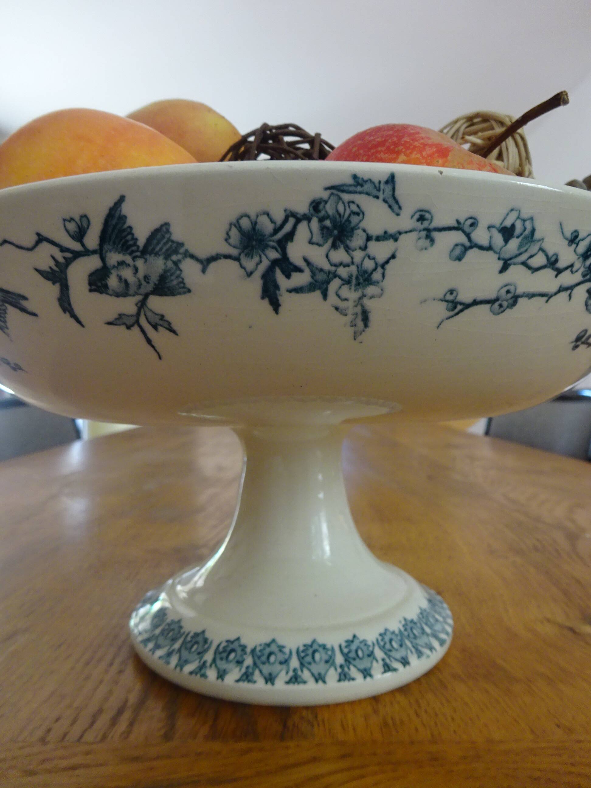 Large compote dish Terre de Fer