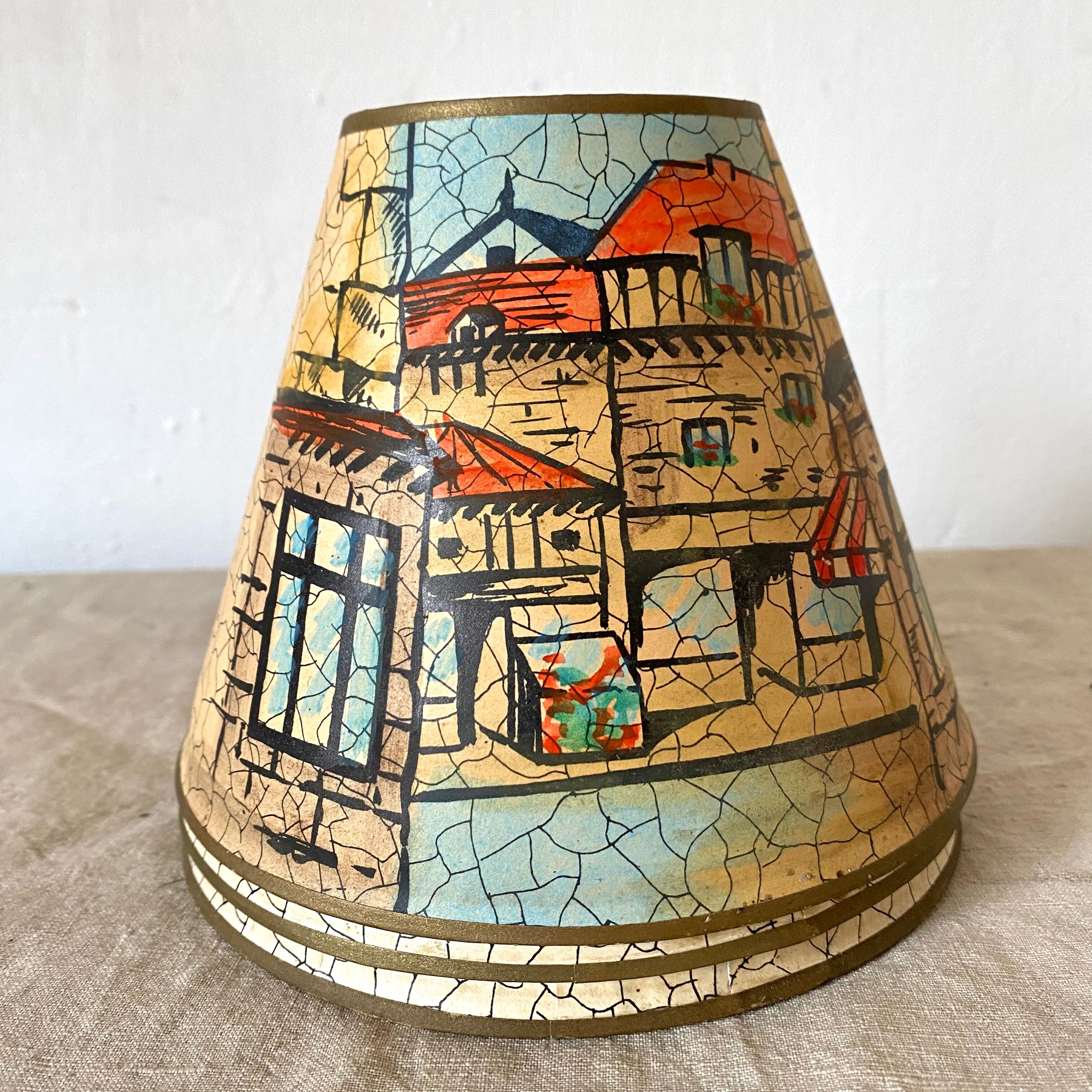 Antique offal hand-painted décor