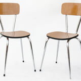 Table and 2 formica chairs