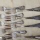 Set of 12 dessert forks Silver metal François Frionnet