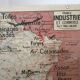 School map France Vidal Lablache 60s agriculture industry and trade