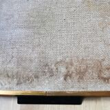 Vintage gold metal flowers tray