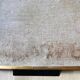 Vintage gold metal flowers tray