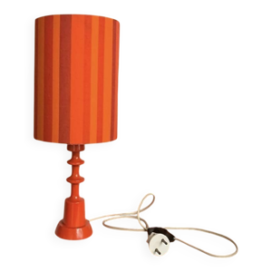 Lampe d’appoint vintage en bois