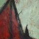 Peinture abstraite sur toile XL, peinture géante signée, 146 x 114 cm